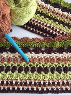 imagen colcha punto abanicos ahuyama crochet