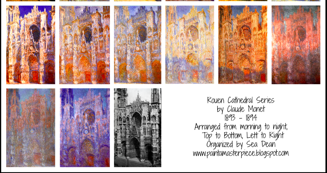 Sea Dean - Paint a Masterpiece: CLAUDE MONET - ROUEN CATHEDRAL SERIES