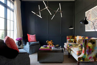 Fantastic Living Rooms With Black Walls