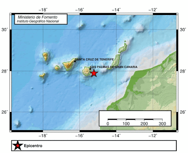 Terremoto este Gran Canaria 30 junio Terremoto este Gran Canaria 30 junio