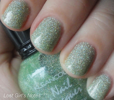 kleancolor holo green swatches and review