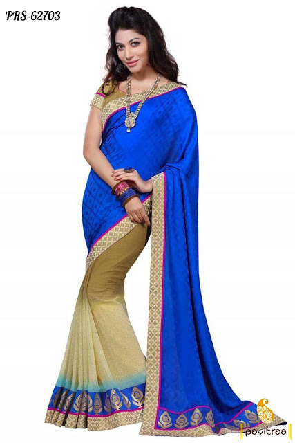 Fashionable Party Wear Georgette Saree In Lowest Price Online