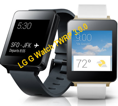 LG G Watch TWRP 3.0.0