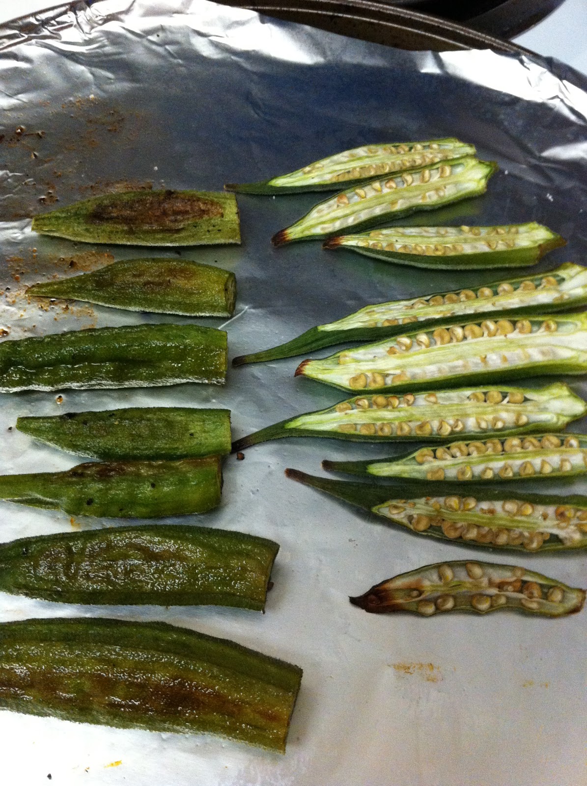 Statistical [R]ecipes Roasted Okra and Roasted Okra Fries
