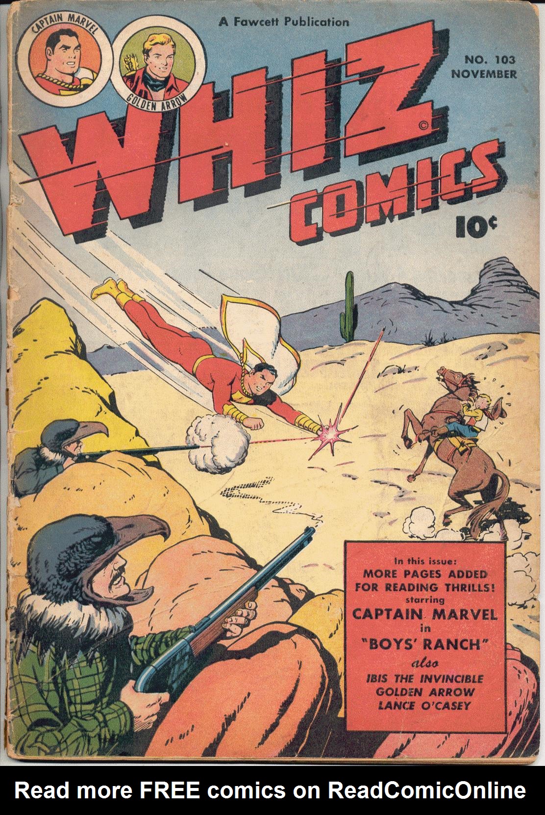 Read online WHIZ Comics comic -  Issue #103 - 1
