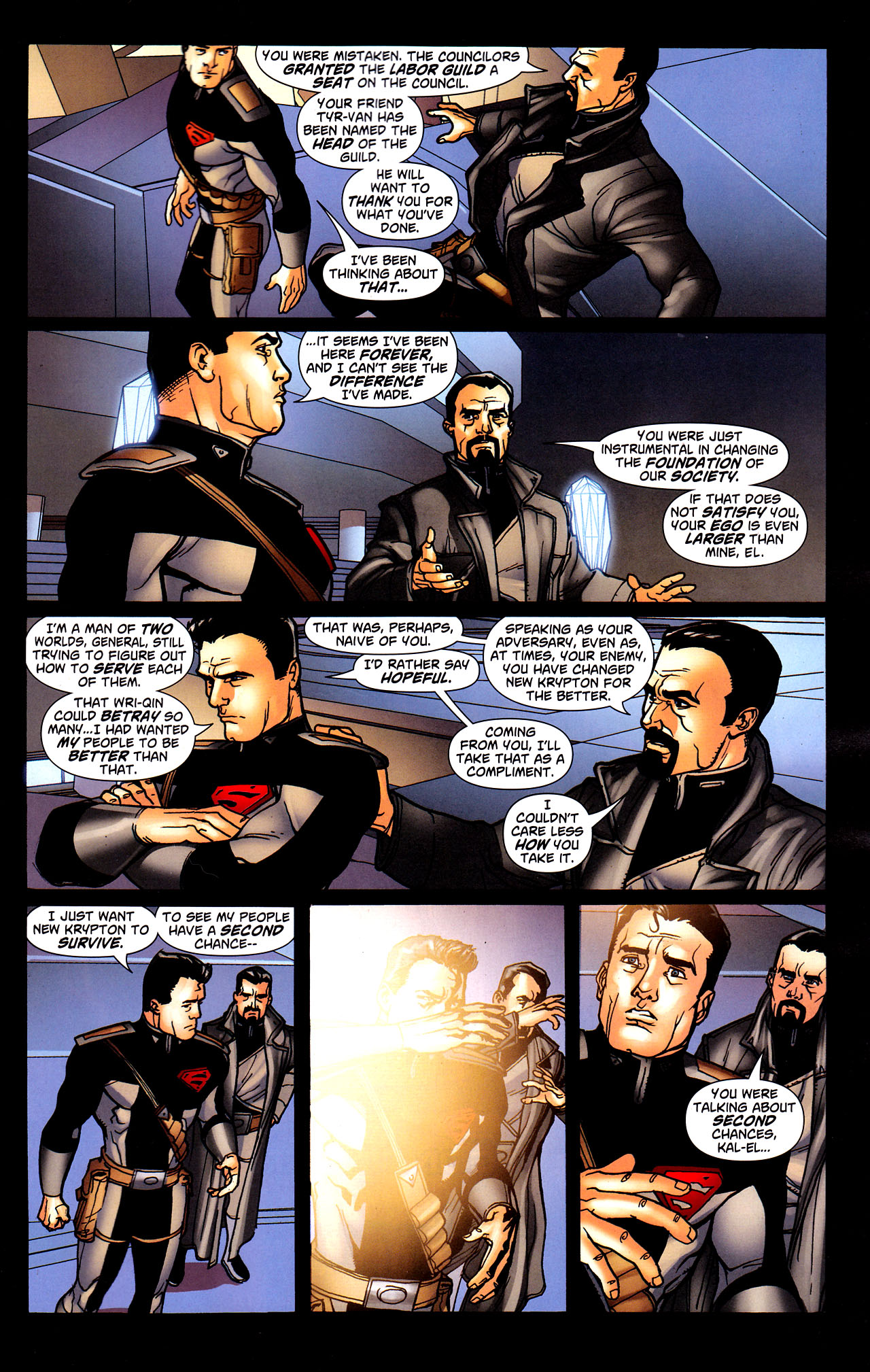 Read online Superman: World of New Krypton comic -  Issue #12 - 17