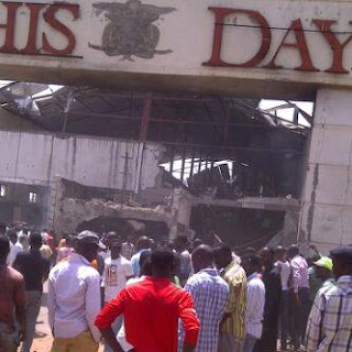 BREAKING NEWS; Thisday Newspaper Complex Utako Abuja Bombed. 3