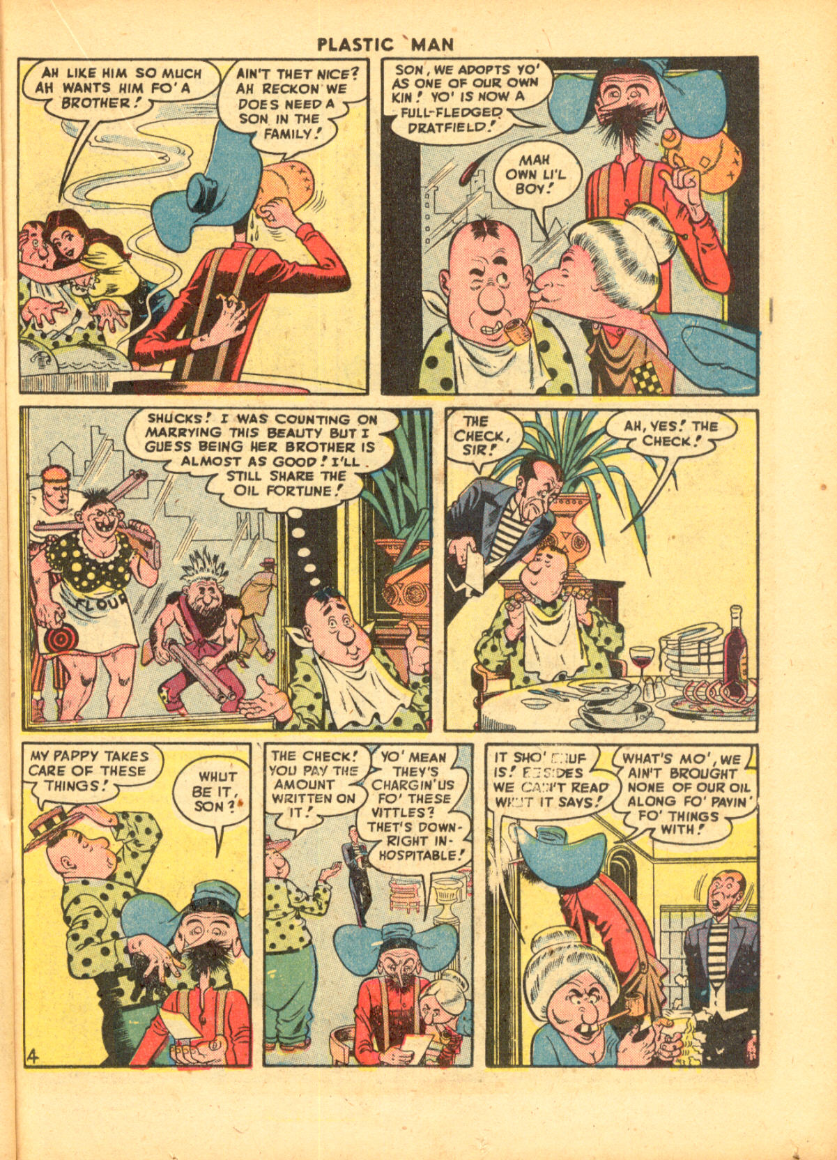 Read online Plastic Man (1943) comic -  Issue #9 - 29