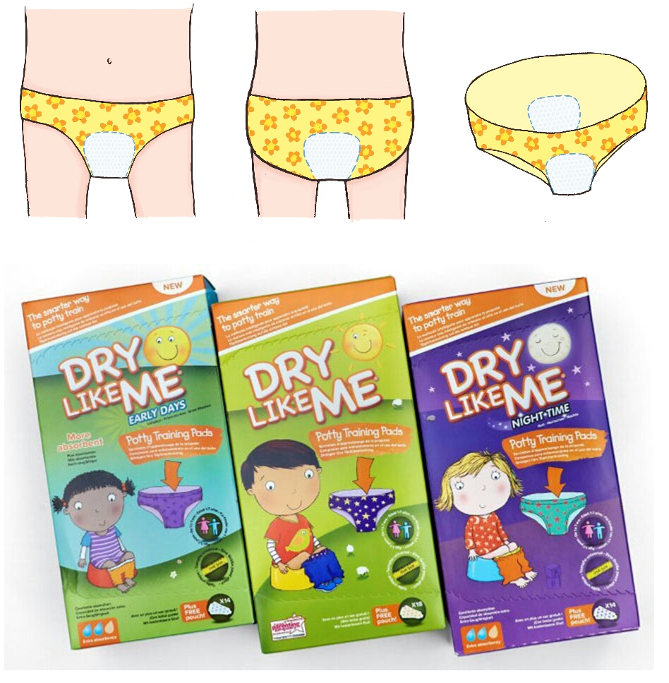 Potty training series for parent of toddlers with Dry Like Me day and