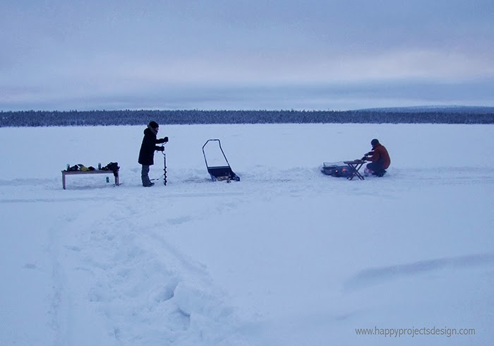 Laponia: preparando la barbacoa