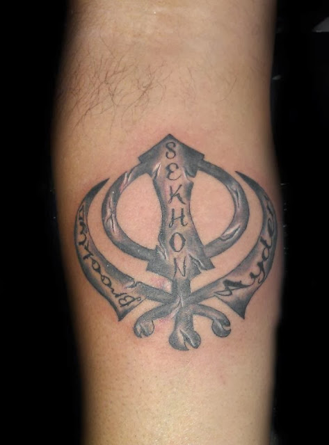 Tattoos Designs Pictures And Ideas Khanda Tattoo Design
