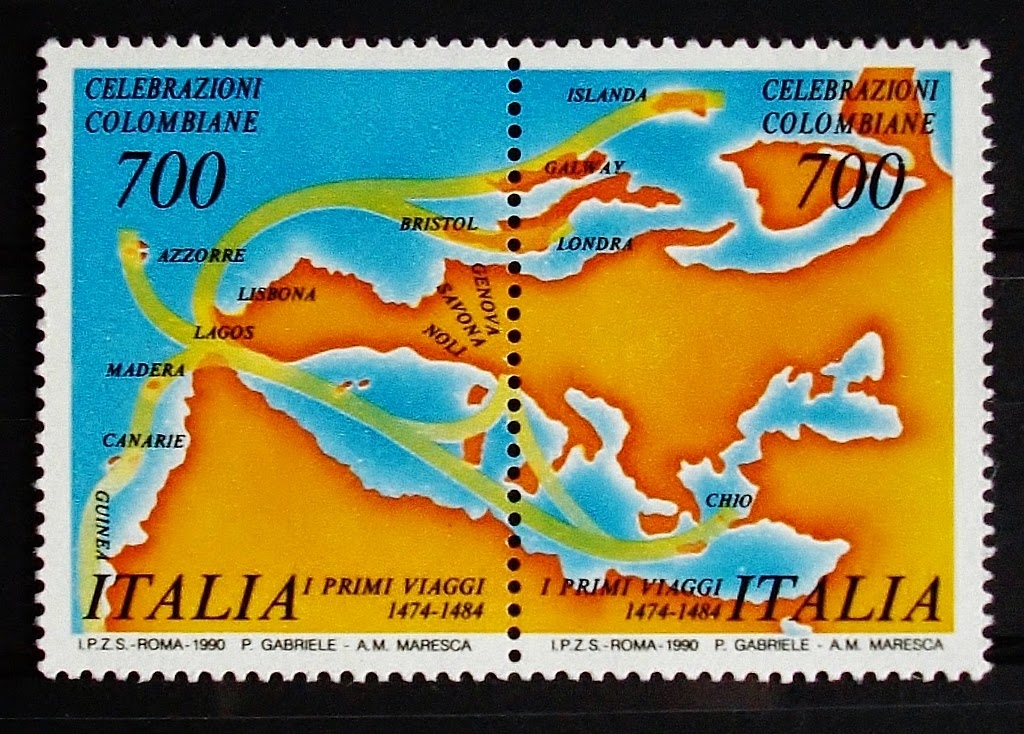 Почтовая марка италии