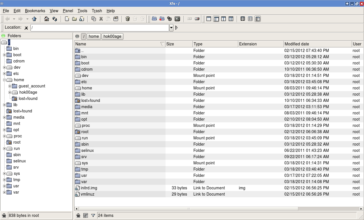 XFE Windows Explorer Like File Manager for Linux creatorb