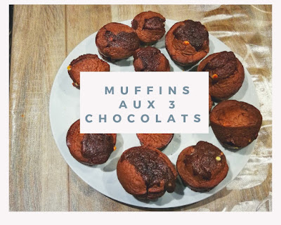 Recette muffins 3 chocolats et mascarpone