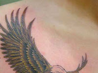 Eagle Tattoo On Neck For Girls