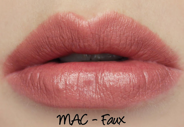 MAC Faux Lipstick Swatches & Review