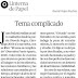 Artículo de Daniel Rojas Pachas sobre El tema es complicado (Narrativa Punto Aparte) de Juan Podestá en el Mercurio de Antofagasta