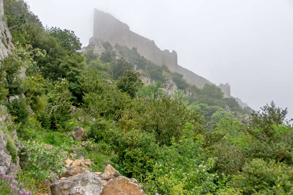 Uber Unendliche Strassen Katharerland Languedoc Frankreich