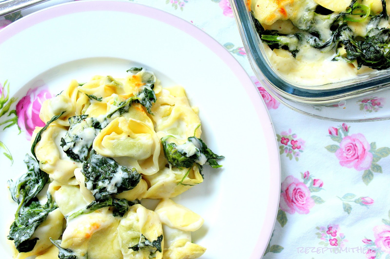 Rezepte mit Herz: Tortellini - Spinat - Auflauf