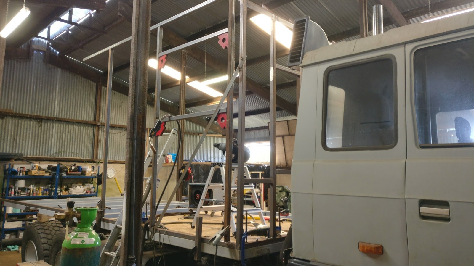 Tatra Overland Truck Build Body Framework