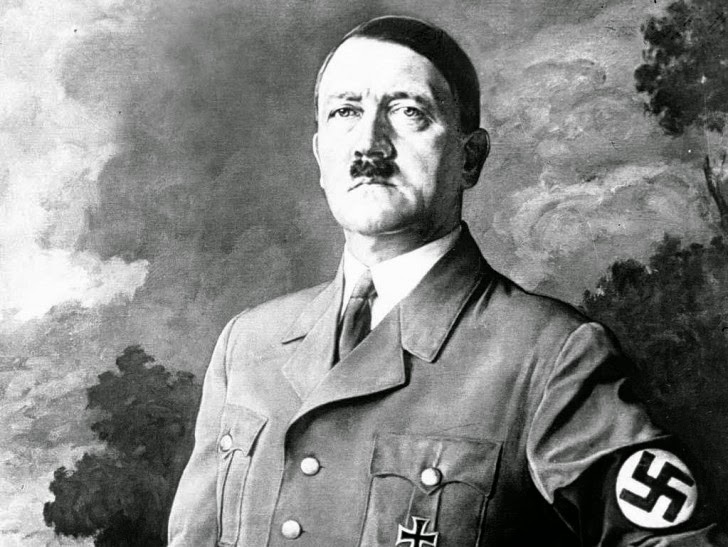 portrait of Hitler worldwartwo.Filminspector.com
