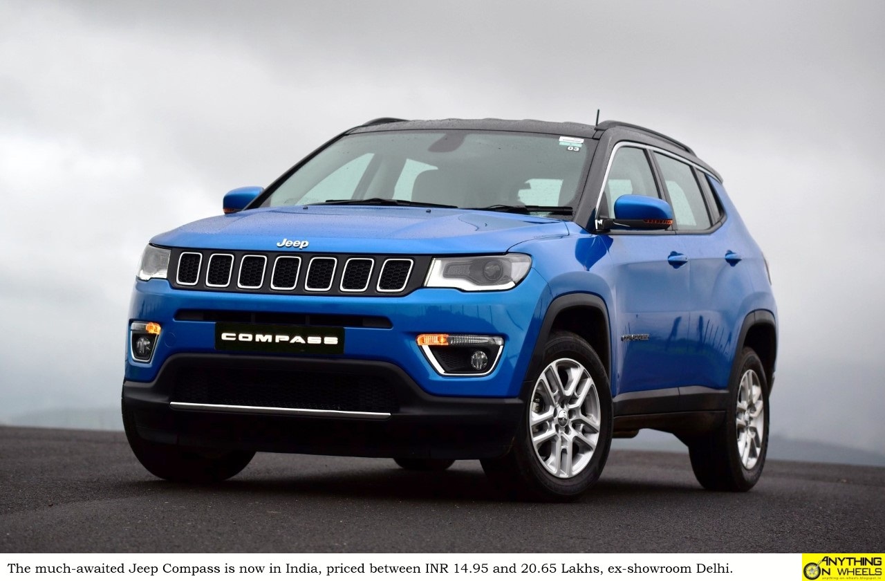 ANYTHING ON WHEELS Jeep Compass launched in India; base variant priced