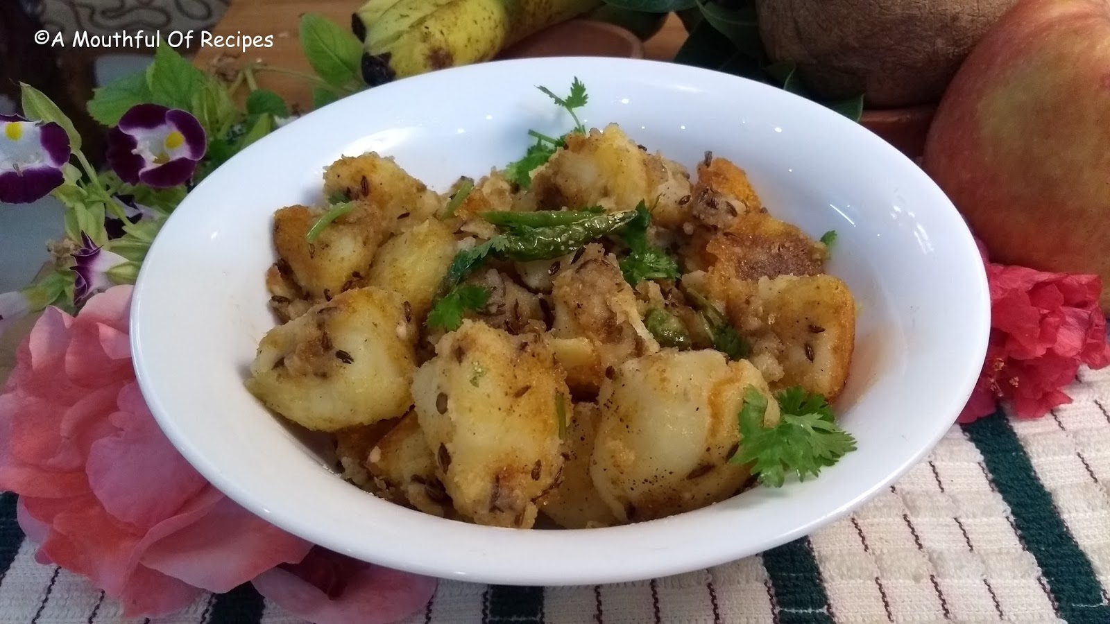 A Mouthful Of Recipes Navratri Fast Special Vrat Ke Aloo