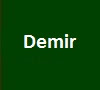 Demir Demir -Fe-