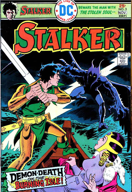 Stalker v1 #3 dc bronze age comic book cover art by Steve Ditko, Wally Wood Stalker v1 #3 dc bronze age comic book cover art by Steve Ditko, Wally Wood