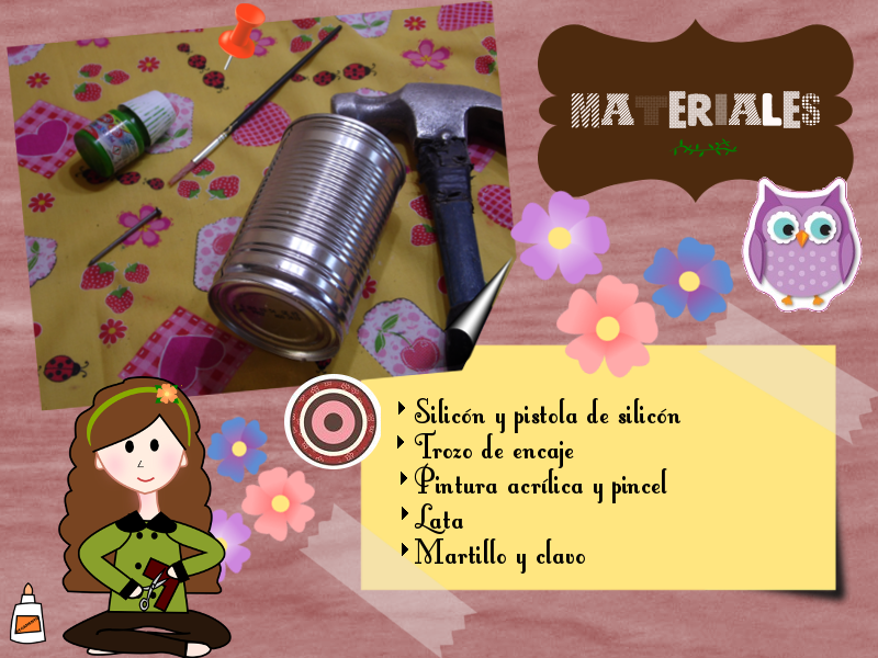 Decoración con material reciclado para una noche de verano