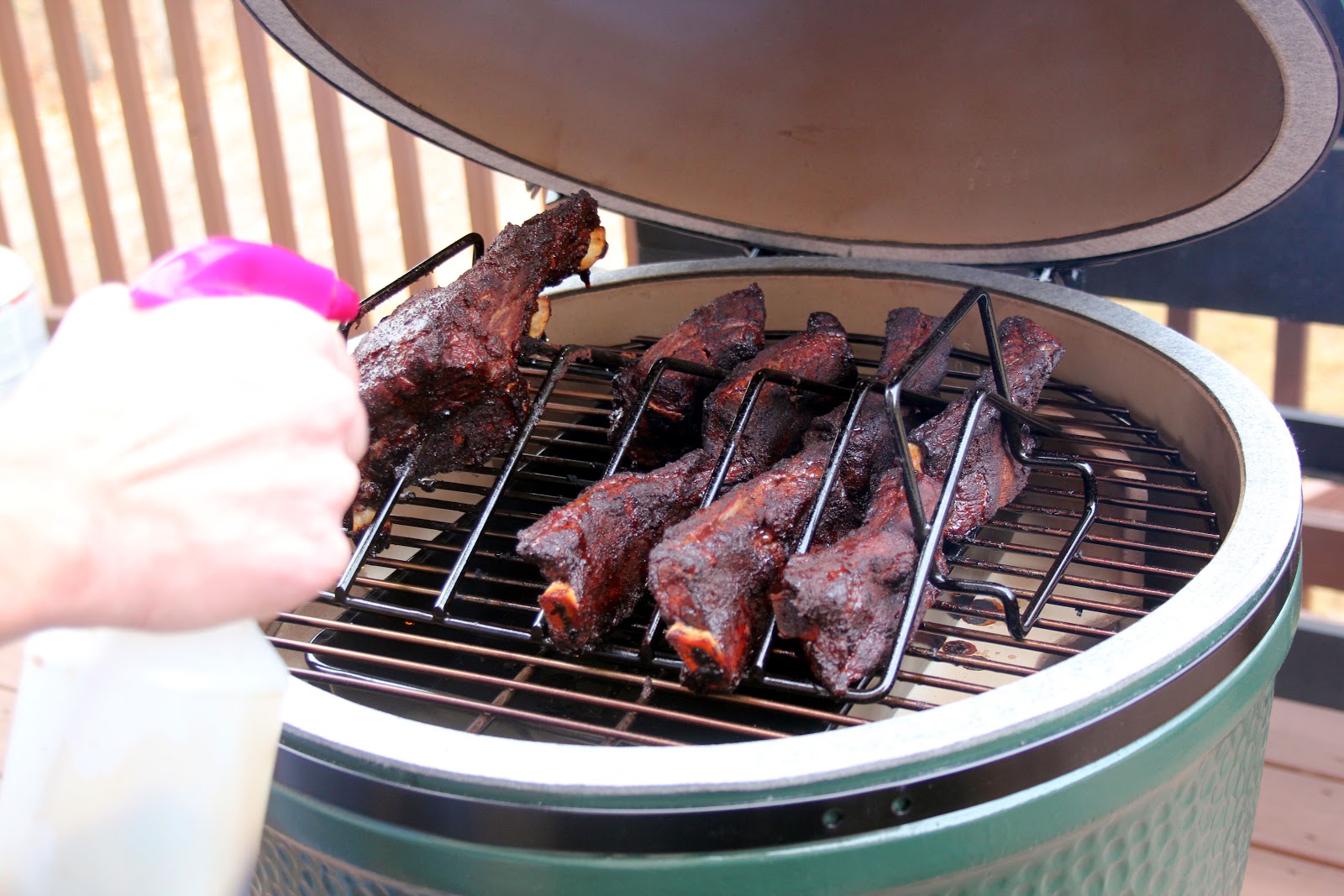 My EnRoute life Big Green Egg Beef Back Ribs Rub and Recipe