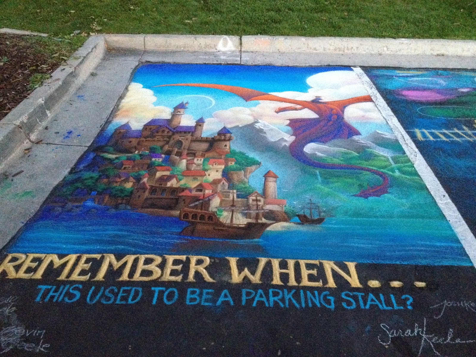 Yellow Van Travels A Family Travel Blog Chalk The Block at the Riverwoods