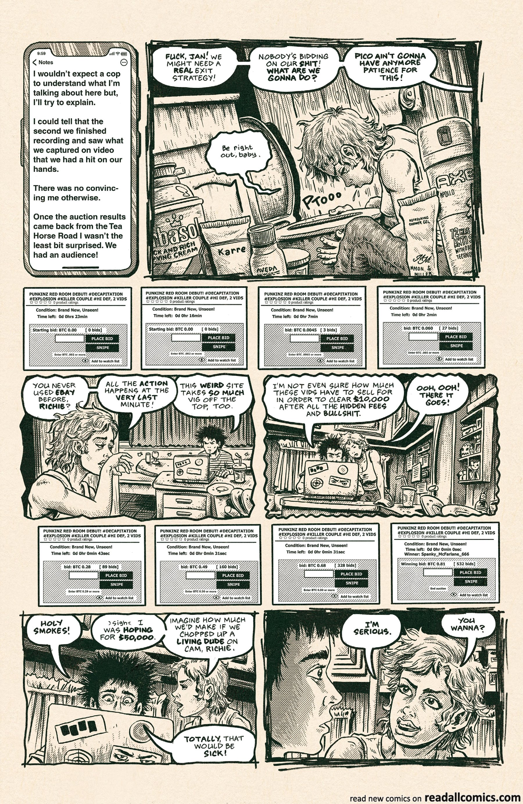 Red Room: Trigger Warnings chapter 2 page 16