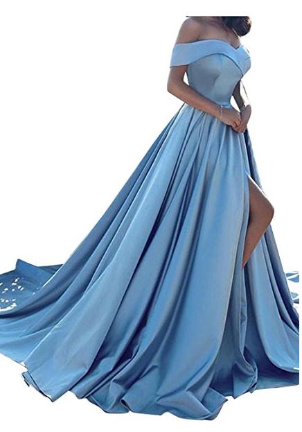 20 Blue Satin Dresses