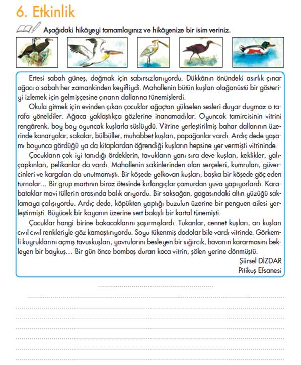 Türkçe Ders Kitabı İncelemeleri: 5. SINIF TÜRKÇE DERSİ ÇALIŞMA KİTABI
