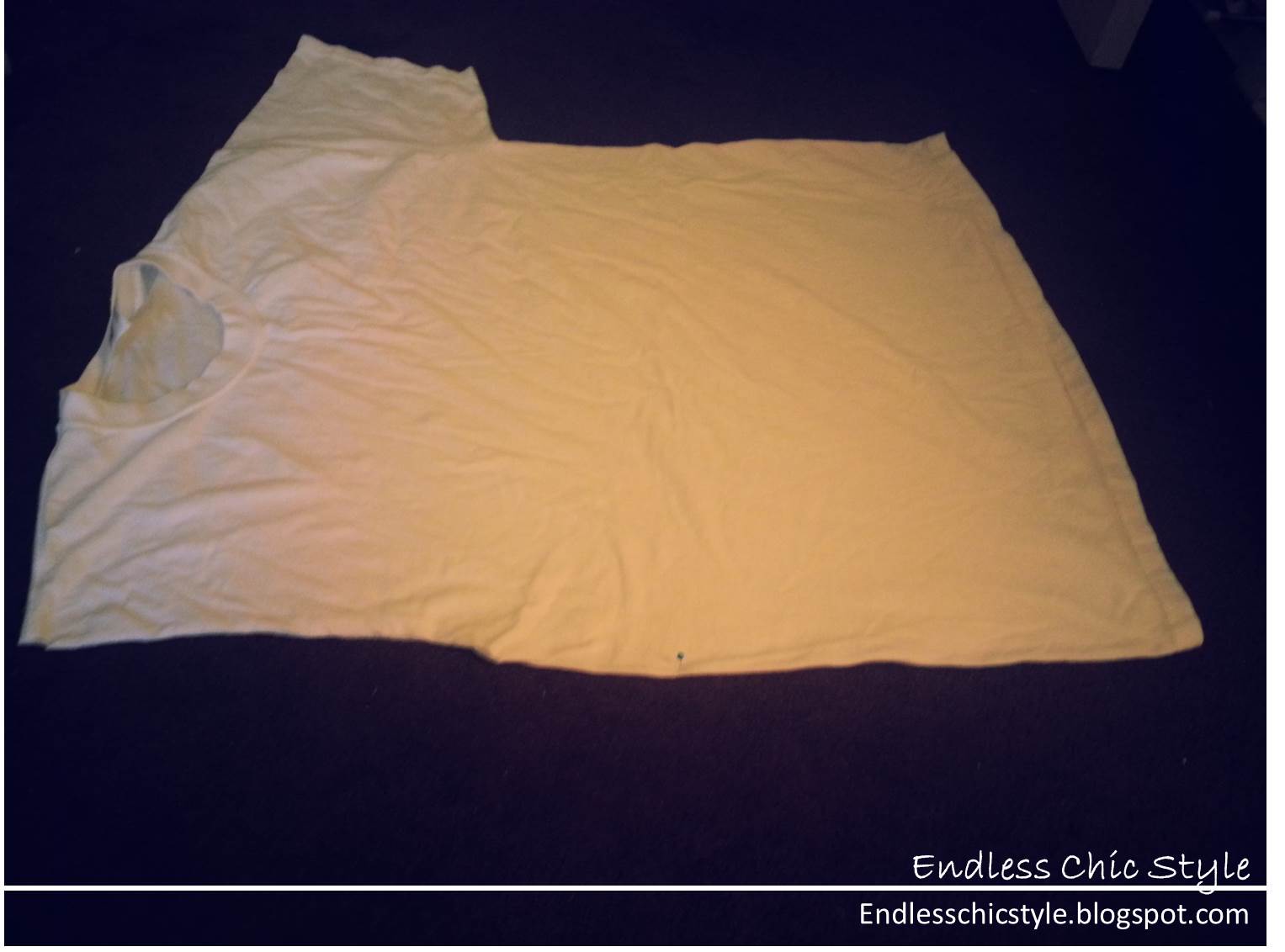 Endless Chic Style : DIY | How To Sew a Peplum Top Using Two T-Shirts