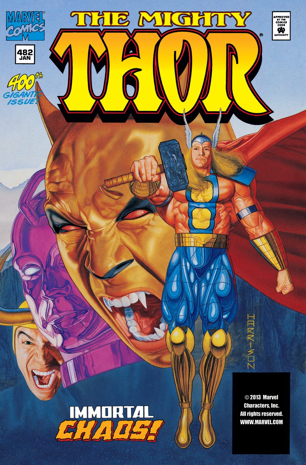 Read online Thor (1966) comic -  Issue #482 - 1