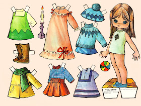 muñequitas recortables de papel