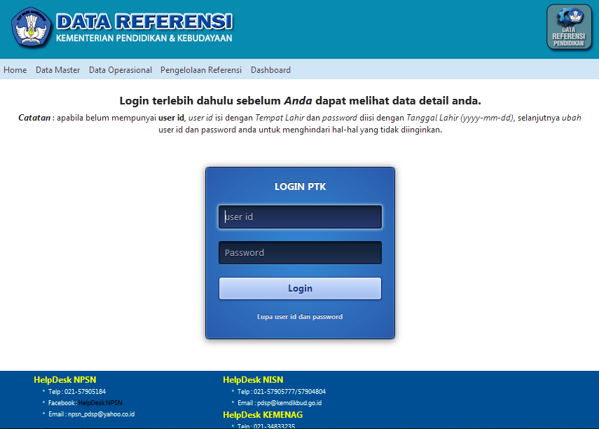 NUPTK di Data Referensi Kemdikbud BLOG EKO PURWANTO