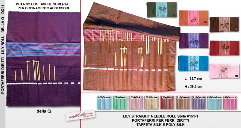 Borsa Portaoggetti Per Lana E Uncinetti JOZEA - Blu, 37x21x20cm, Organizer Per Progetti A Maglia - 9