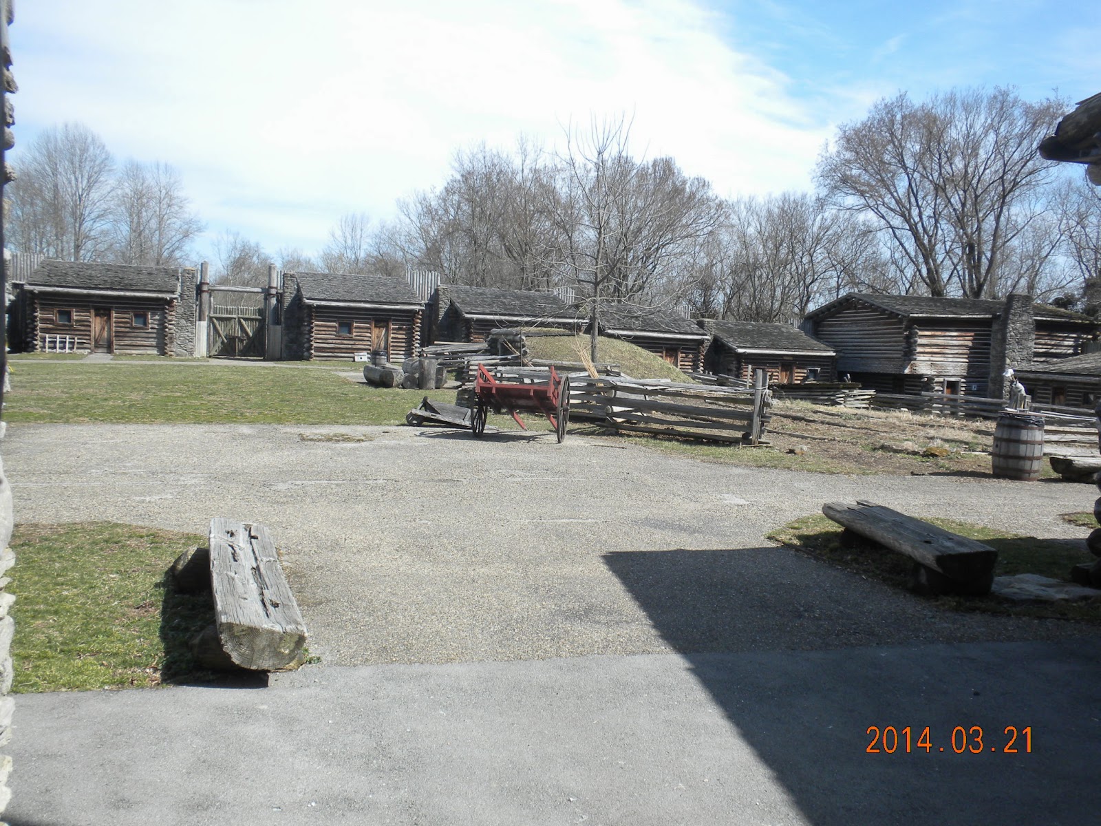 Don's trip through the U.S. and beyond. Fort Boonesborough