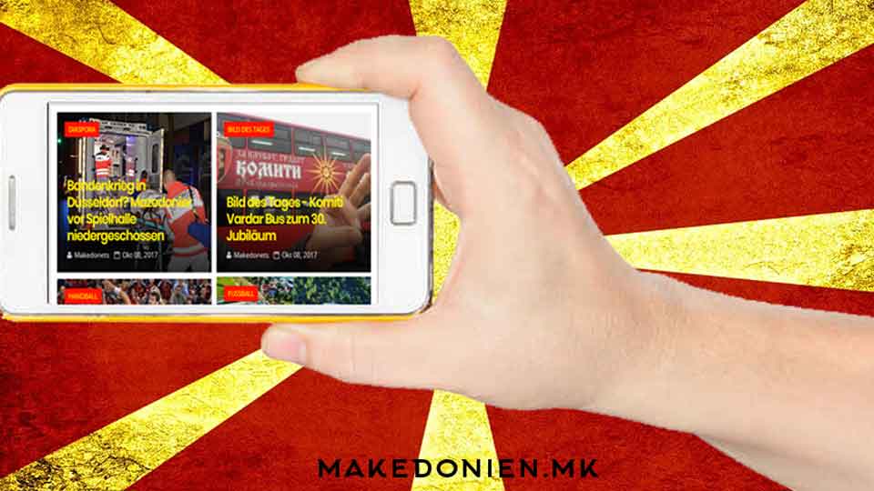 Mobile phone mostly used to access in Macedonia