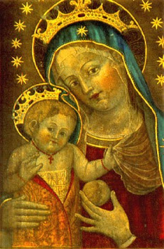 Painting by St. Catherine of Bologna