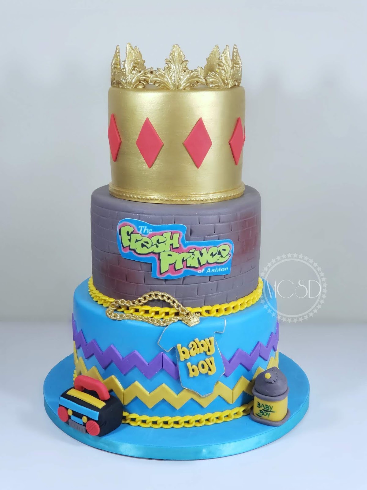 Mycakesweetdreams Baby Shower Cake Fresh Prince