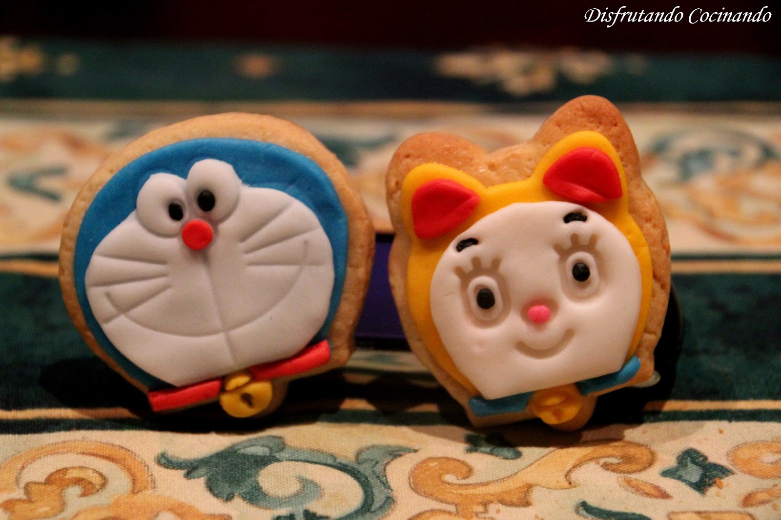 Galletas de Doraemon y Dorami