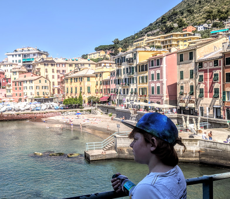 How to spend a weekend in Genoa with kids - Nervi harbour