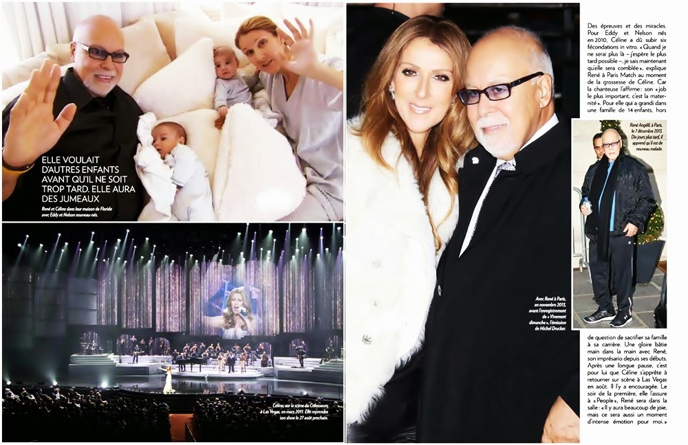 Céline Dion entourée de ses enfants pour les funérailles Voici