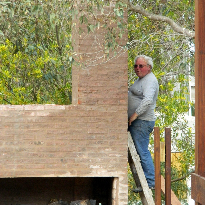 Parrillero "casi" terminado.