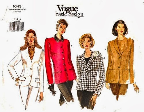 BrushStrokes: 1643 Vogue Basic Design Jacket - Mini Wardrobe Contest