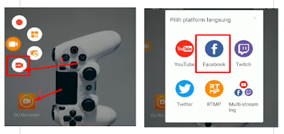 cara live streaming game di halaman facebook lewat hp android